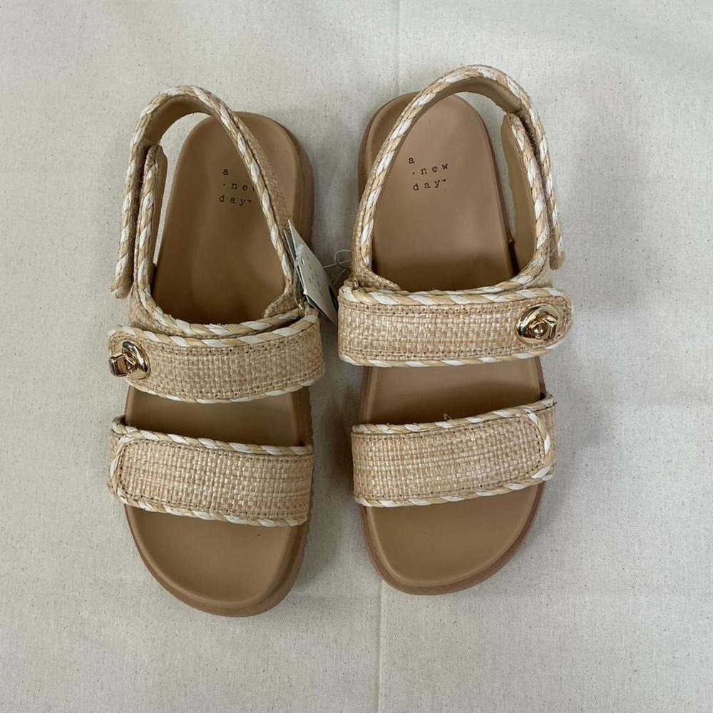 A New Day woven double-strap sandals